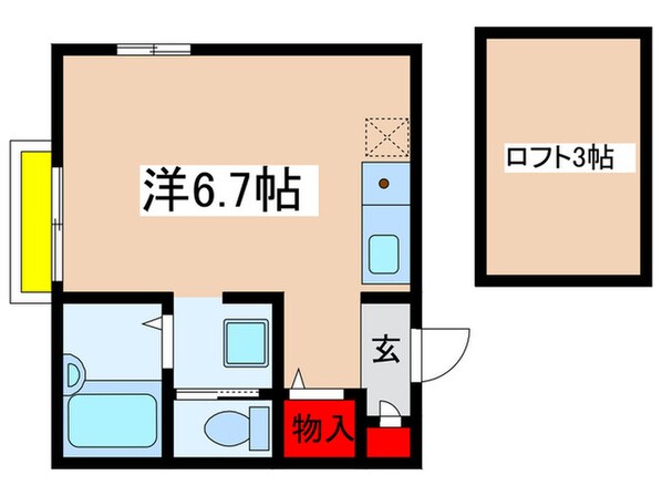 ランディー高石Ｂの物件間取画像